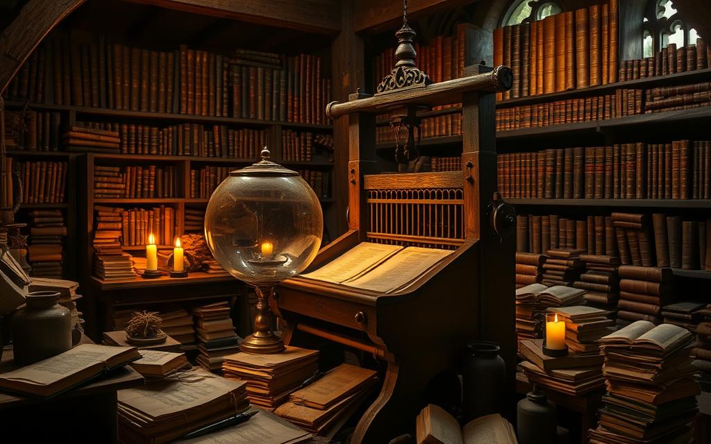 Gutenberg printing press medieval invention